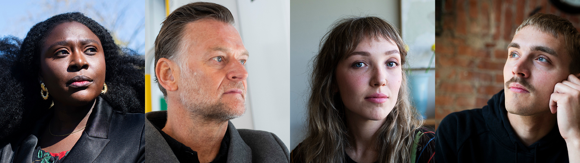 Bild på fyra personer som reflekterar