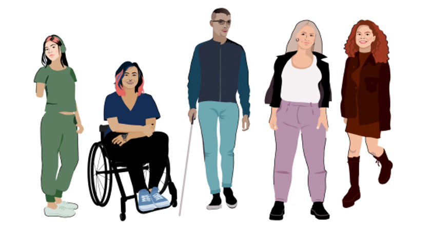 Bild på fem personer.